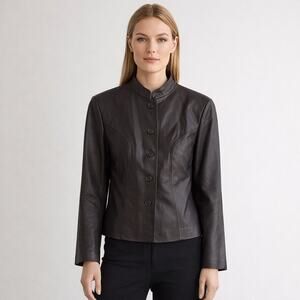 Pursuits Ltd Leather Jacket – Size 10 – New With Tags